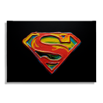 Cuadro Impreso Superman Oil Stroke