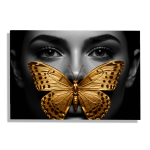Cuadro Impreso Mariposa de Oro