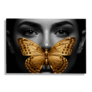 Cuadro Impreso Mariposa de Oro