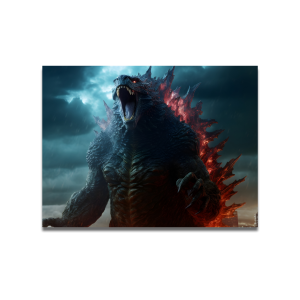 Cuadro Impreso Godzilla