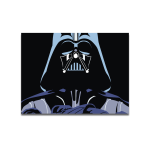 Cuadro Impreso Darth Vader Minimal