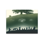 Cuadro Impreso La Comunidad del Anillo Vintage