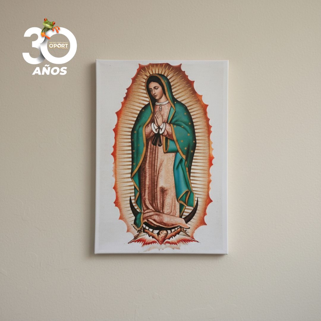 Cuadro Canvas Virgen de Guadalupe 👑✨