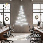 Árbol Minimal Neón Spiral