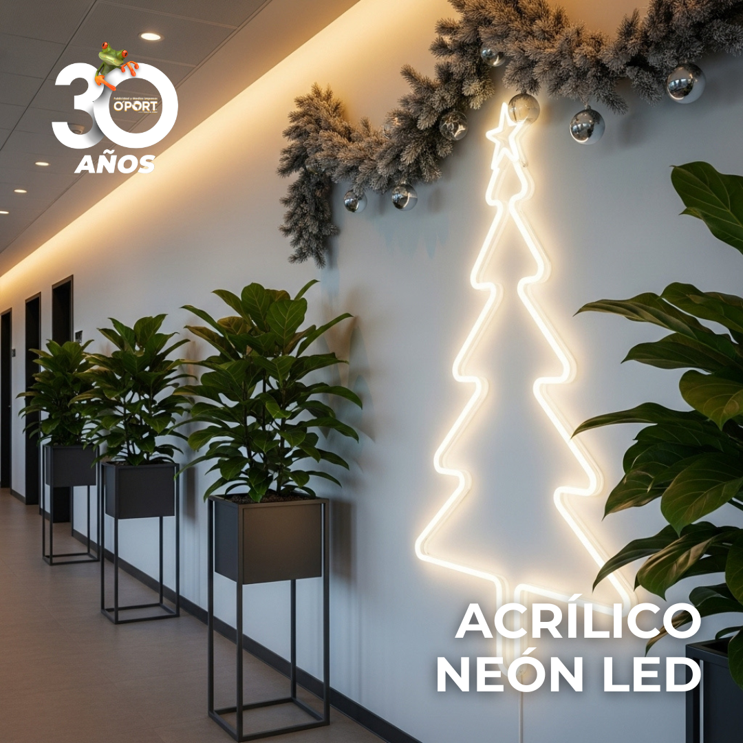 Árbol Nordic Glow – Neón LED en Acrílico
