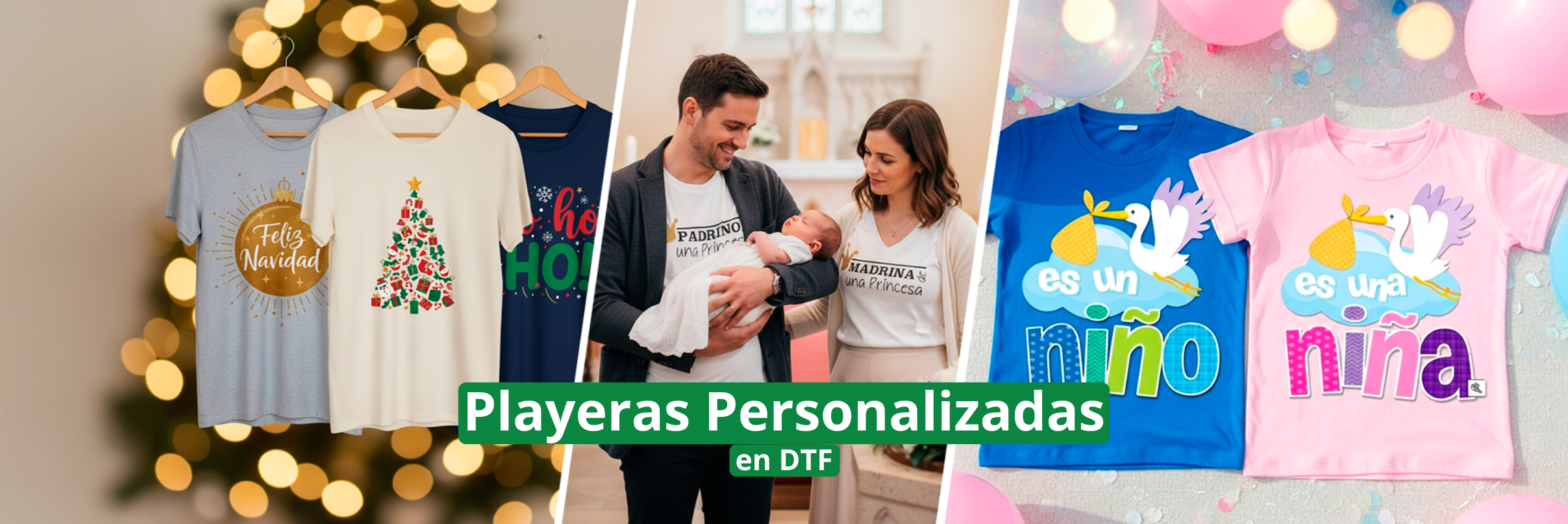 Playeras personalizadas DTF