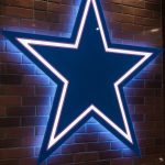 Acrílico Neón LED Dallas Cowboys – Edición Lone Star