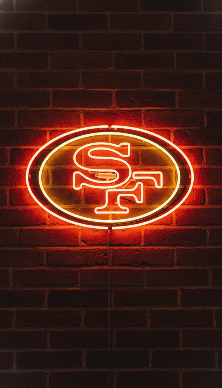 Acrílico Neón LED San Francisco 49ers – Edición Gold Rush