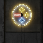 Acrílico Neón LED Pittsburgh Steelers – Edición Tri-Star Premium