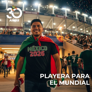 Playera Mundial, “MÉXICO 2026”