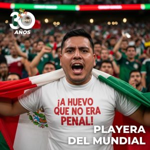 Playera Mundial, “A HUEVO NO ERA PENAL”