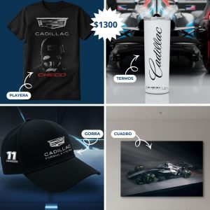 INCLUYE: 1 PLAYERA, UN TERMO, UNA GORRA Y UN CUADRO