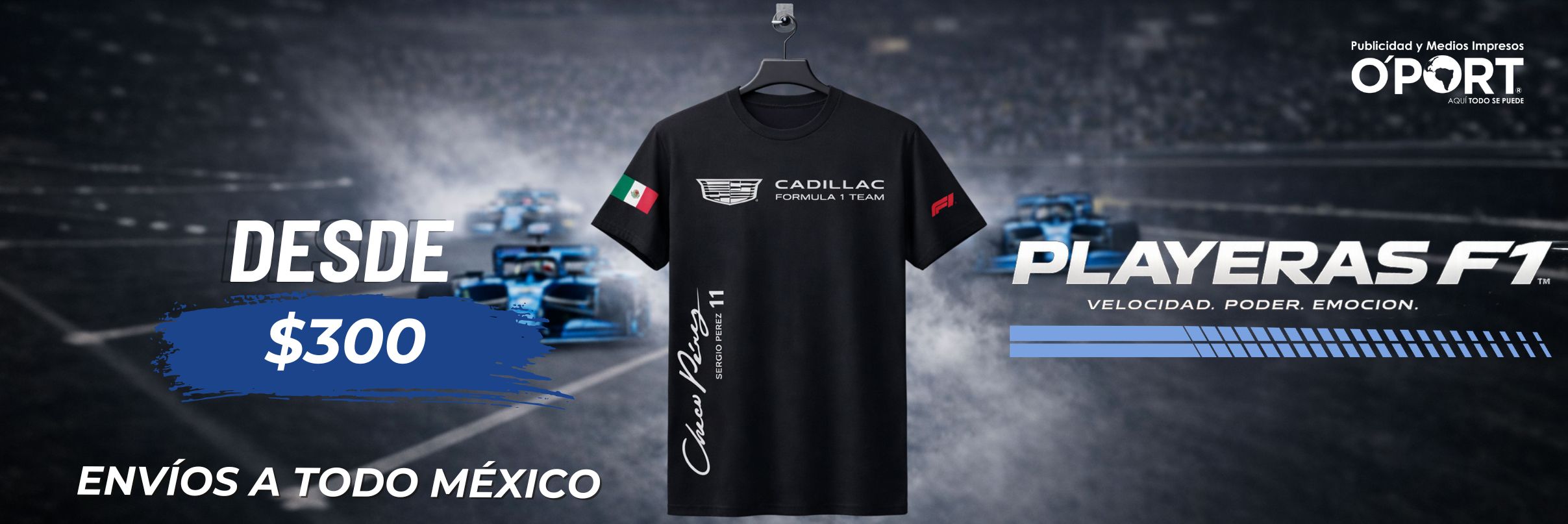 Playeras F1 edición especial