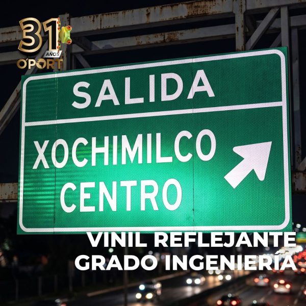 Vinil reflejante grado ingeniería